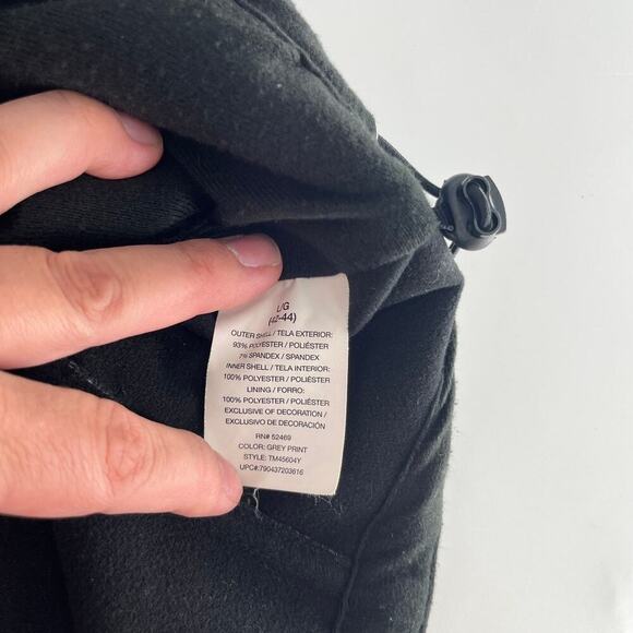 Free Tech Jacket Men's Size Large Softshell Zip Pockets Gray Blended Fabric - Picture 9 of 10